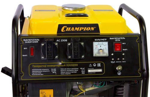 Бензиновый инверторный генератор CHAMPION IGG3200