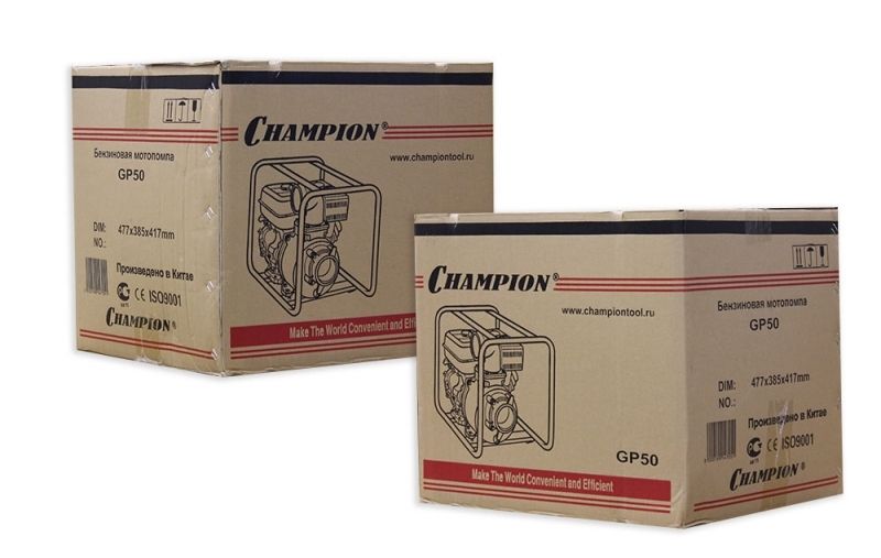 Бензиновая мотопомпа CHAMPION GP50