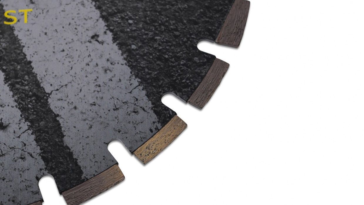 Диск алмазный CHAMPION C1623 асфальт ST 400/25,4/10/3,5 Asphafight (скошенные сегменты для защит.корп)