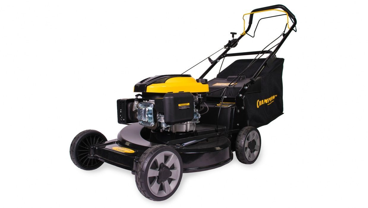 Бензиновая газонокосилка самоходная CHAMPION LM5645