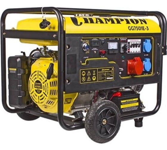 Генератор бензиновый CHAMPION GG7501E-3