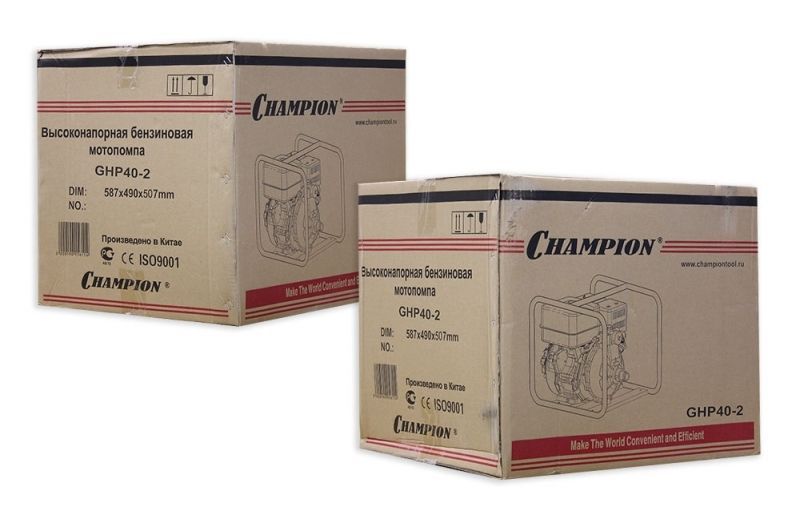 Бензиновая мотопомпа CHAMPION GHP40-2