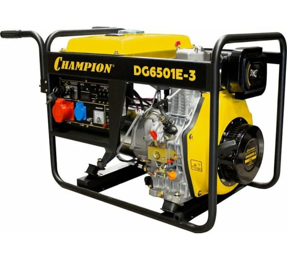 Дизельный генератор CHAMPION DG6501E