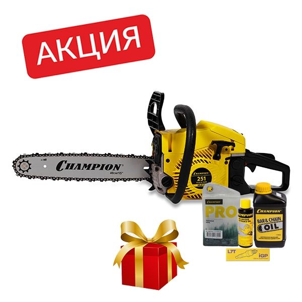 Бензиновая цепная пила CHAMPION A251-15
