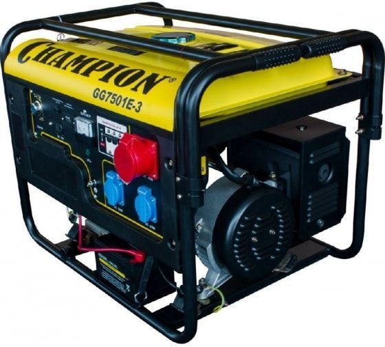 Генератор бензиновый CHAMPION GG7501E-3