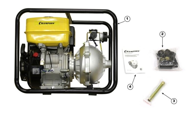 Бензиновая мотопомпа CHAMPION GHP40-2
