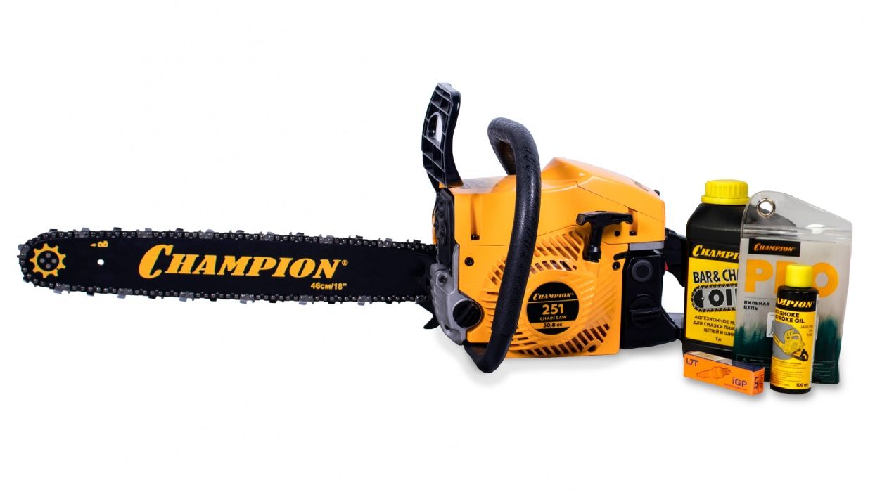 Бензопила CHAMPION A251-18 +АКЦИЯ - подарок